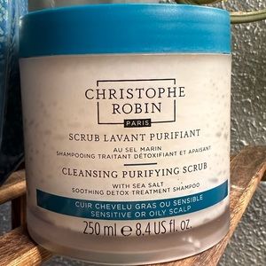 Christophe Robin. Cleansing Purifying Scrub with Sea Salt. New.